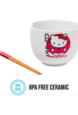 Hello Kitty Ceramic Ramen Bowl w/ Chopsticks