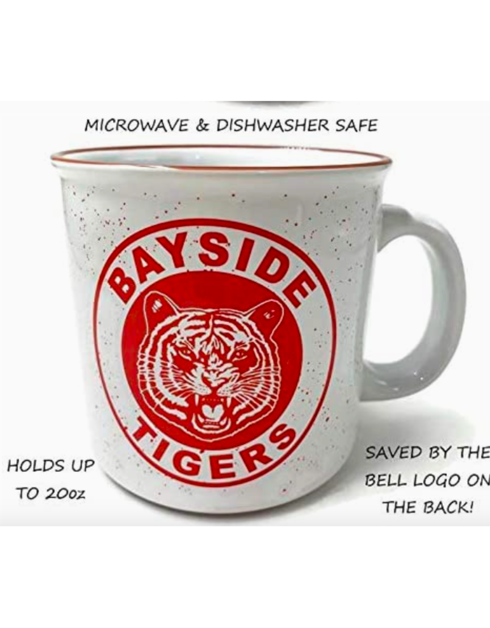 Saved By the Bell Bayside Tigers Ceramic Camper Mug