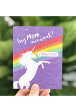 Magnificent Mom Unicorn Greeting Card