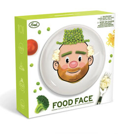 Food Face Dinner Plate