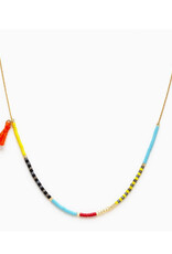Japanese Seed Bead Necklace - Fiesta