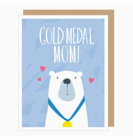 Gold Medal Bear Mother's Day Card