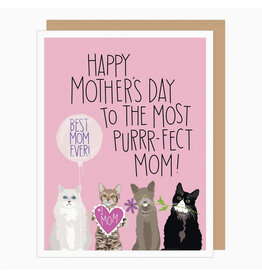 Purrr-Fect Mom Mother's Day Card