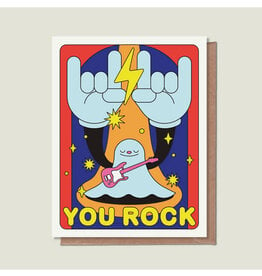 You Rock Ghost Guitar Greeting Card
