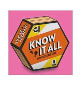 Know it All Card Game - Seconds Sale