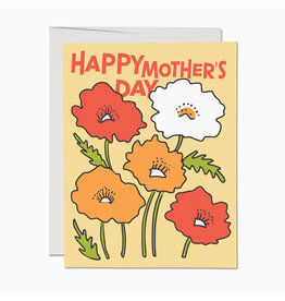 Colorful Poppies Mother's Day Greeting Card