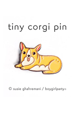 Corgi Enamel Pin