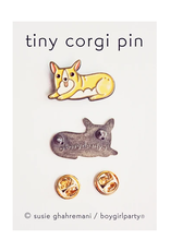 Corgi Enamel Pin