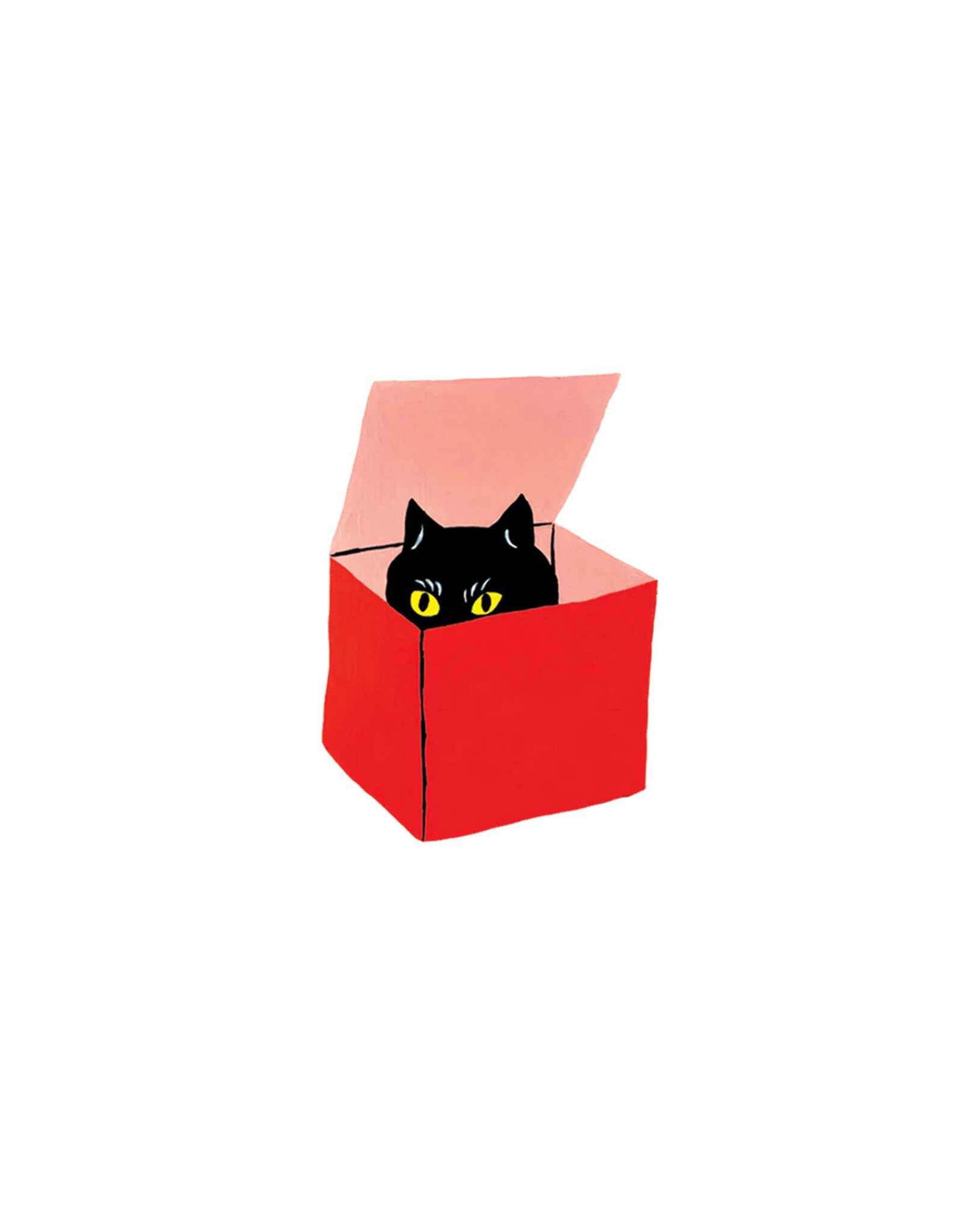 Cat in a Box Tattoo Pair