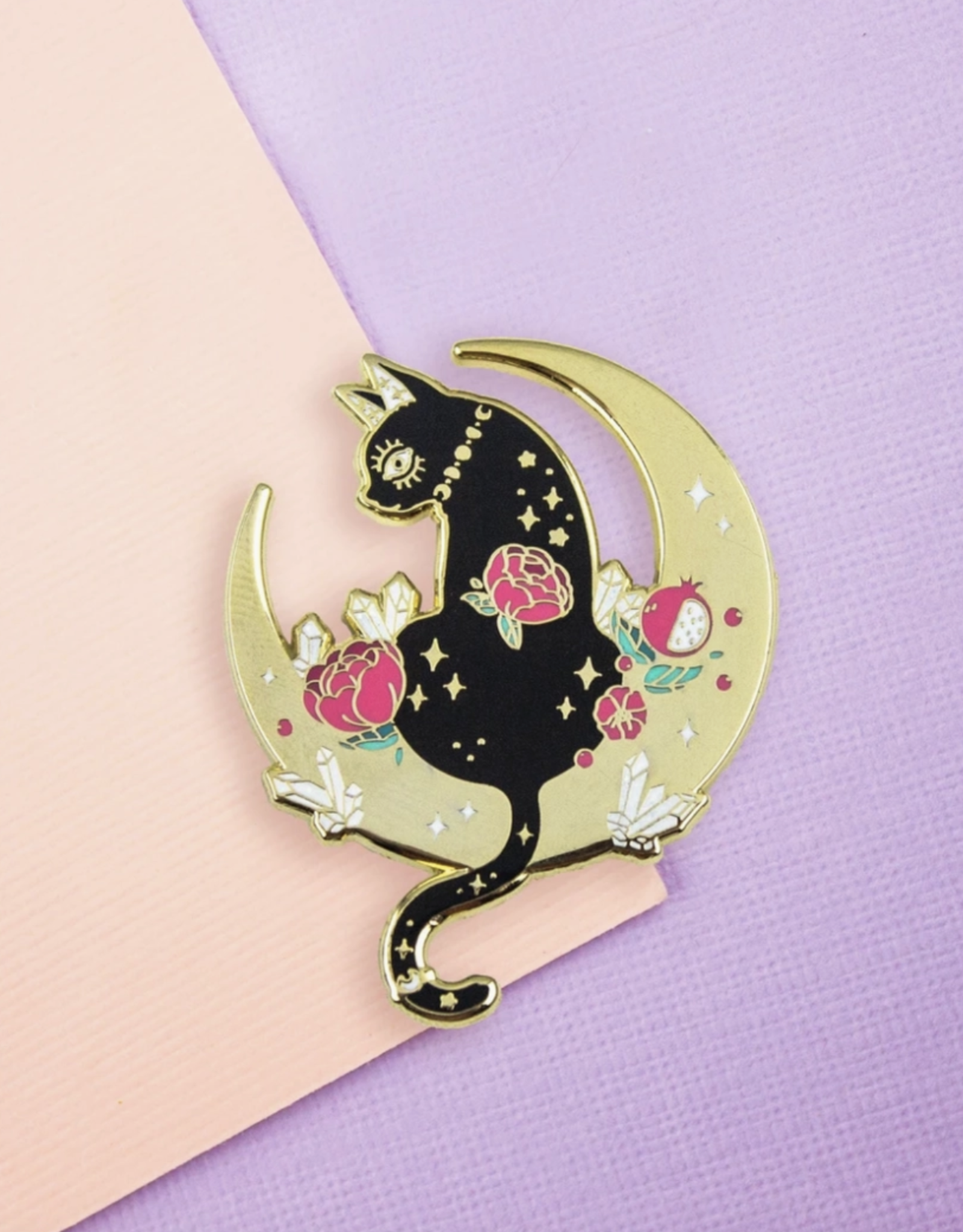 Mystic Cat Enamel Pin