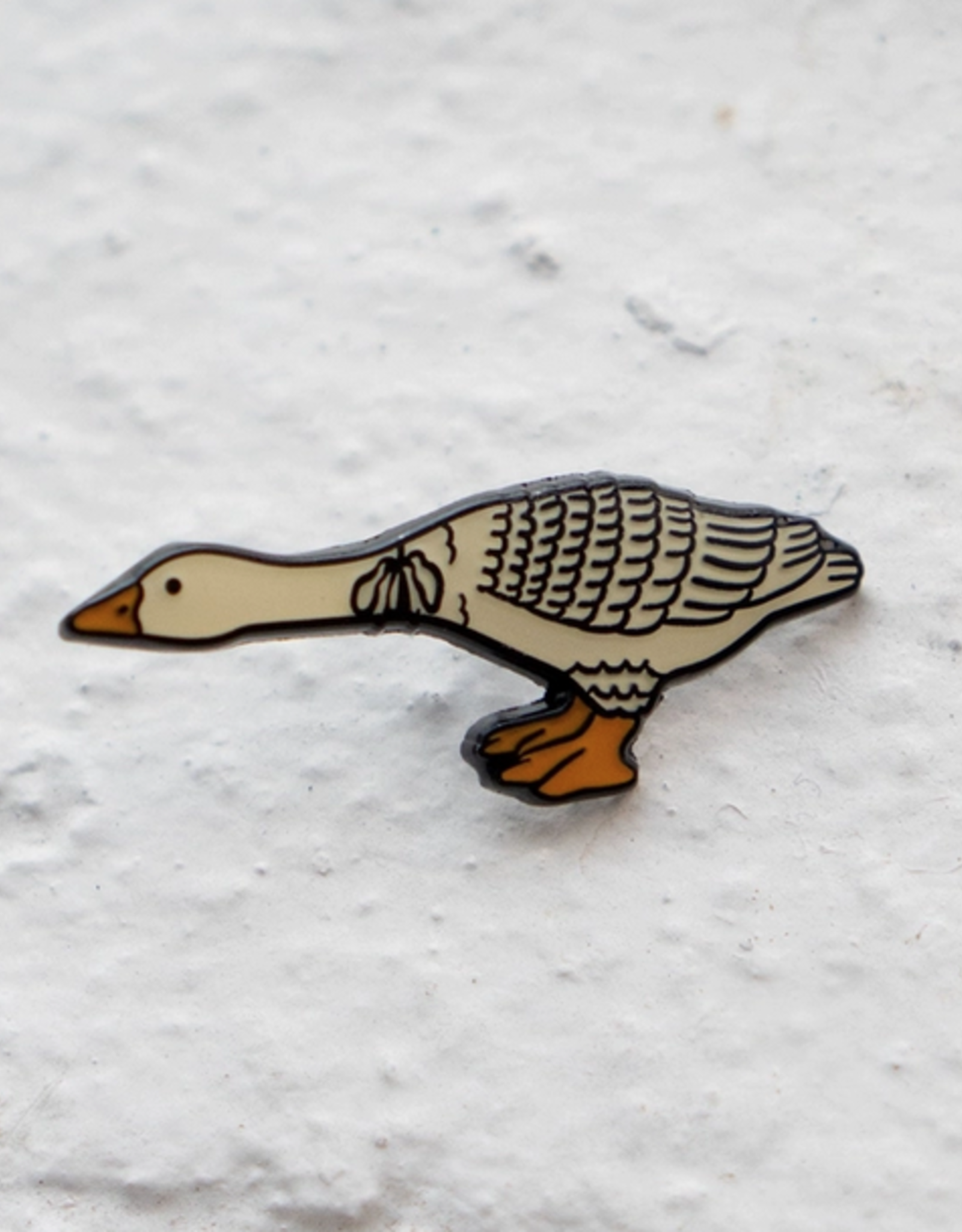Reaching Goose Enamel Pin