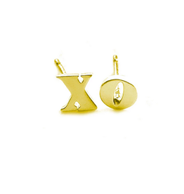 XO Earrings - Gold