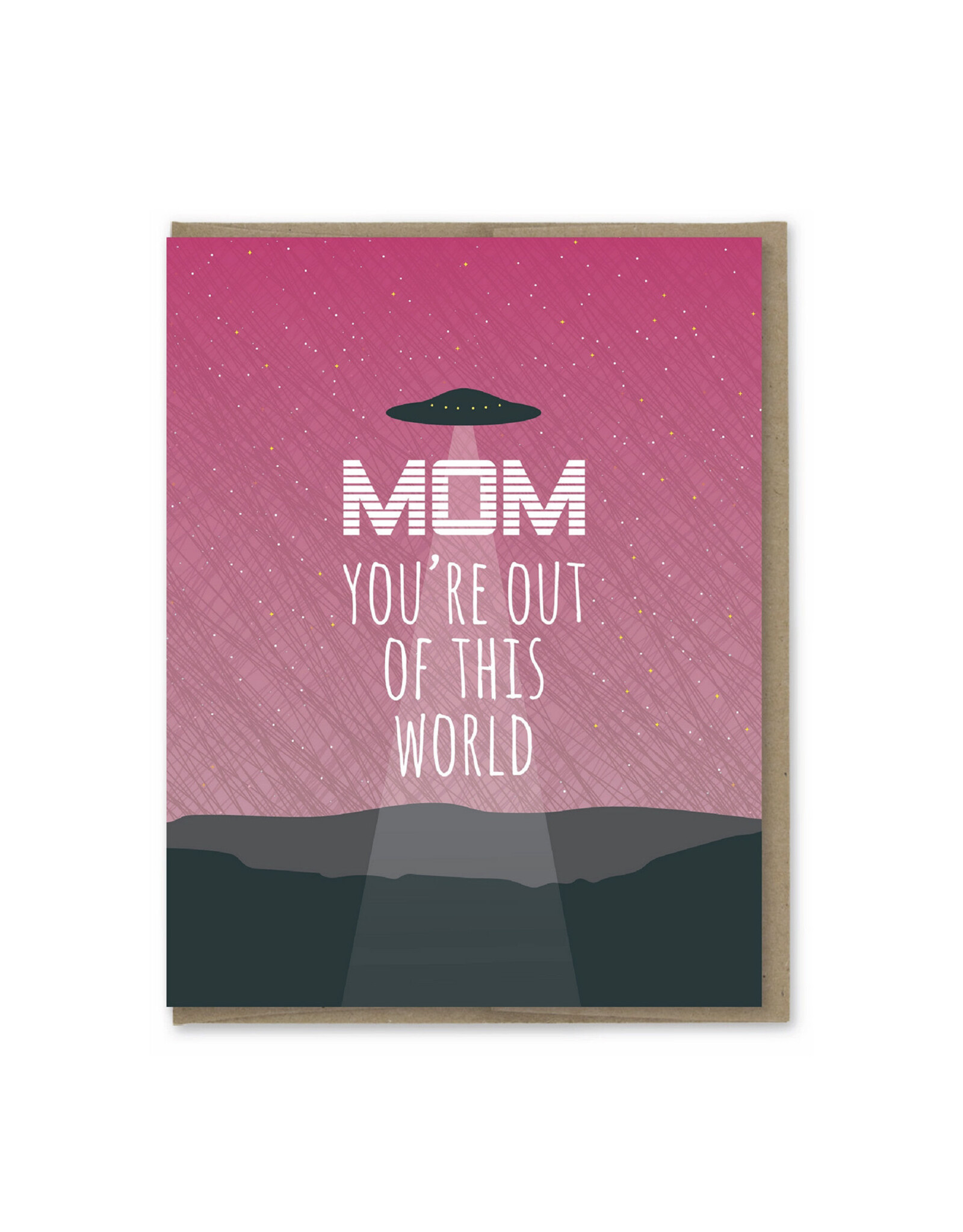 Out of This World UFO Mother's Day Card