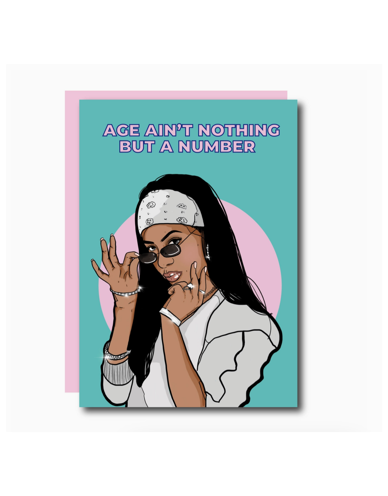 Age Ain't Nothing But a Number Aaliyah Greeting Card