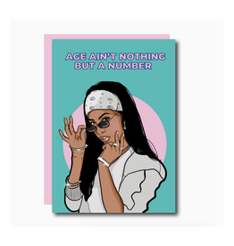 Age Ain't Nothing But a Number Aaliyah Greeting Card