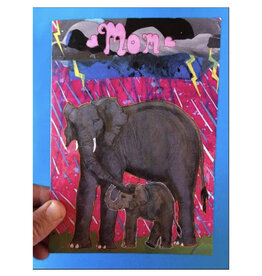 Elephant Mom Greeting Card