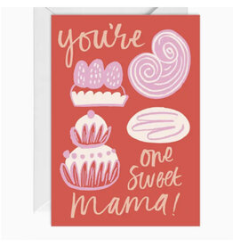 Happy Go Lucky You're One Sweet Mama! Greeting Card