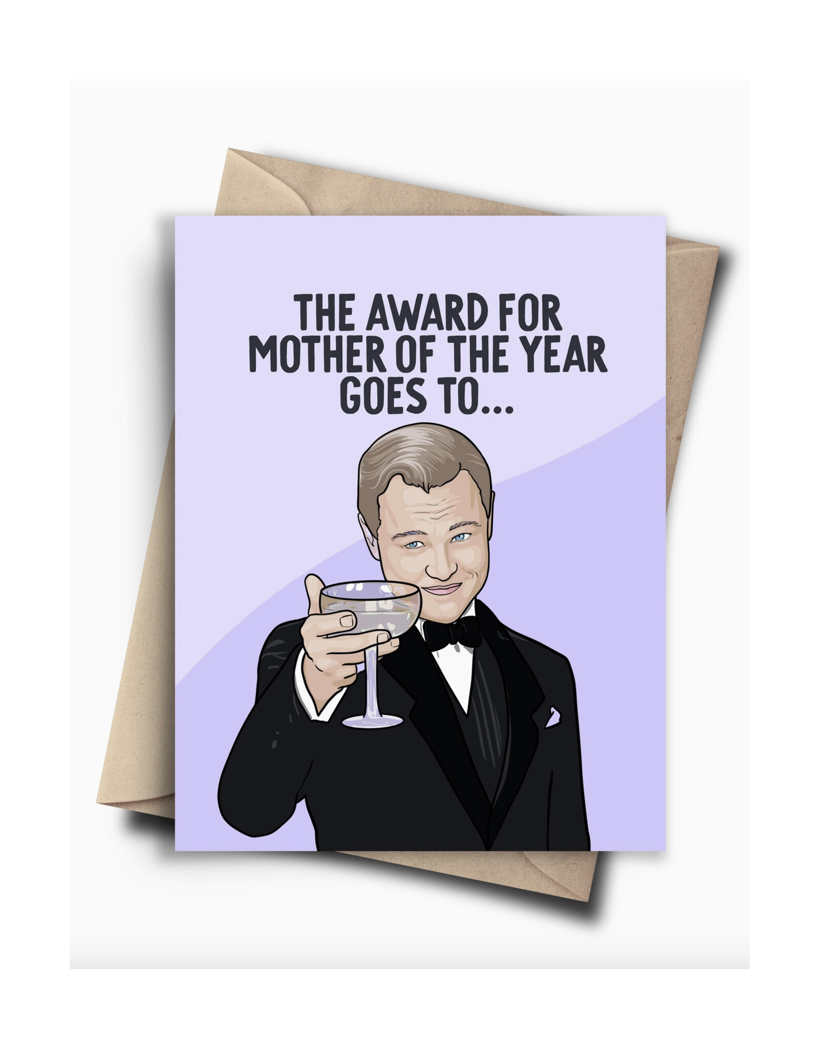 Mother of the Year Award Leo Greeting Card