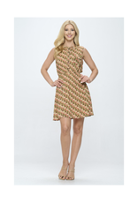 Retro Colorful Birds Dress