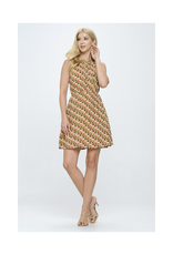 Retro Colorful Birds Dress