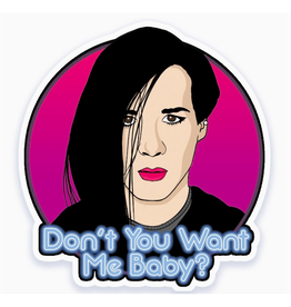 The Human League "Don't You Want Me" Sticker
