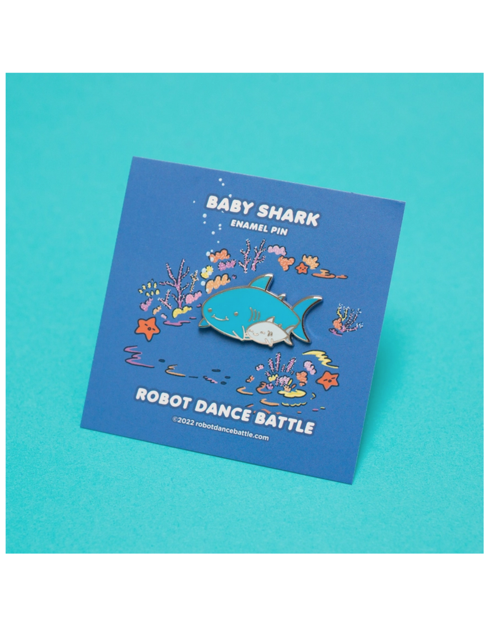 Shark Friends Enamel Pin