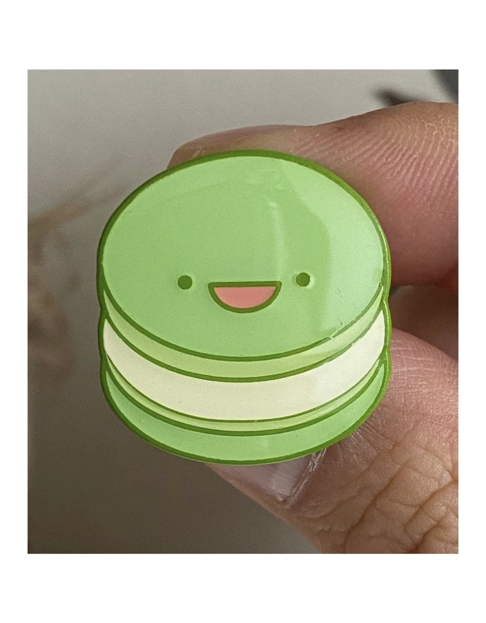 Macaron Pistachio Enamel Pin