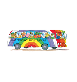 Busy World Bus Richard Scarry Tattoo Pair
