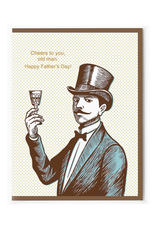 Cheers To You Old Man, Happy Father's Day Greeting Card