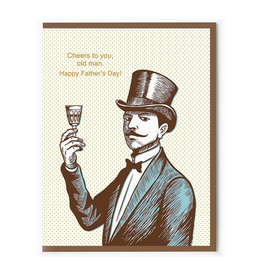 Cheers To You Old Man, Happy Father's Day Greeting Card