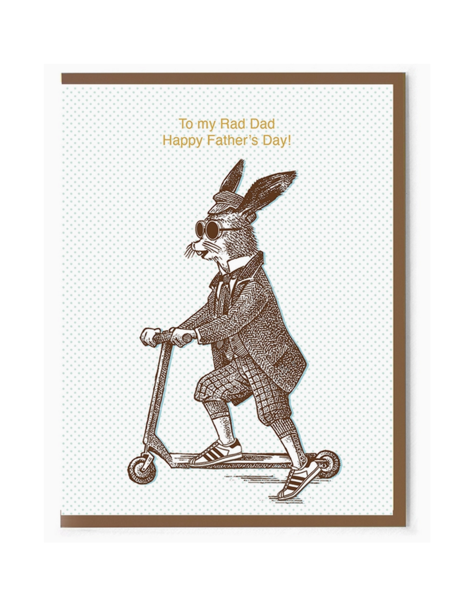 To My Rad Dad, Happy Father's Day Greeting Card