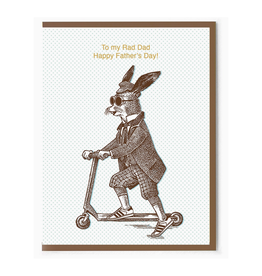 To My Rad Dad, Happy Father's Day Greeting Card