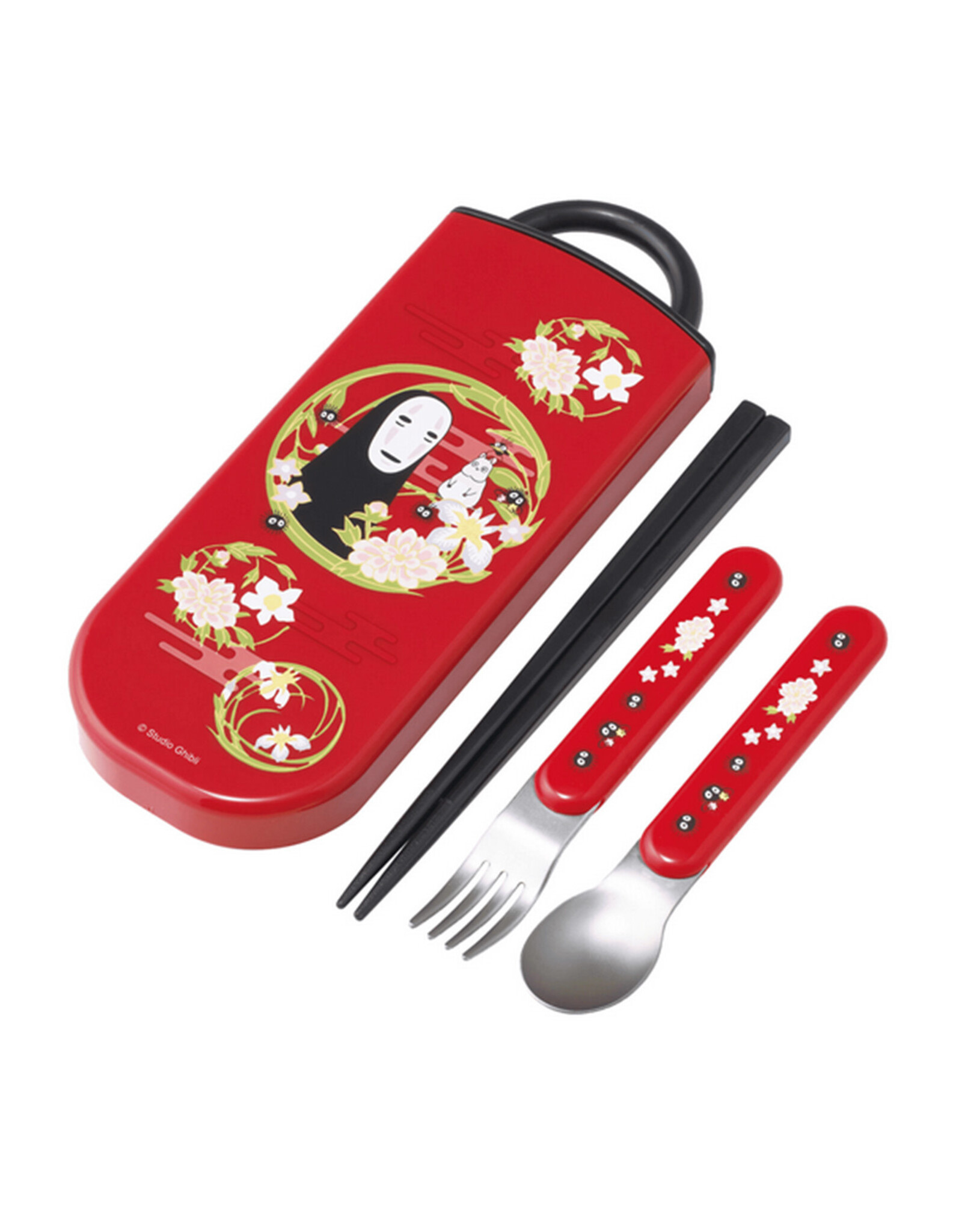 Spirited Away Utensil Set (Dark Red)