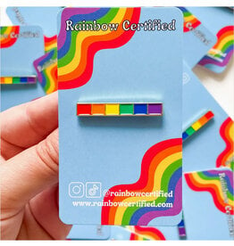 Rainbow Bar Pride Enamel Pin