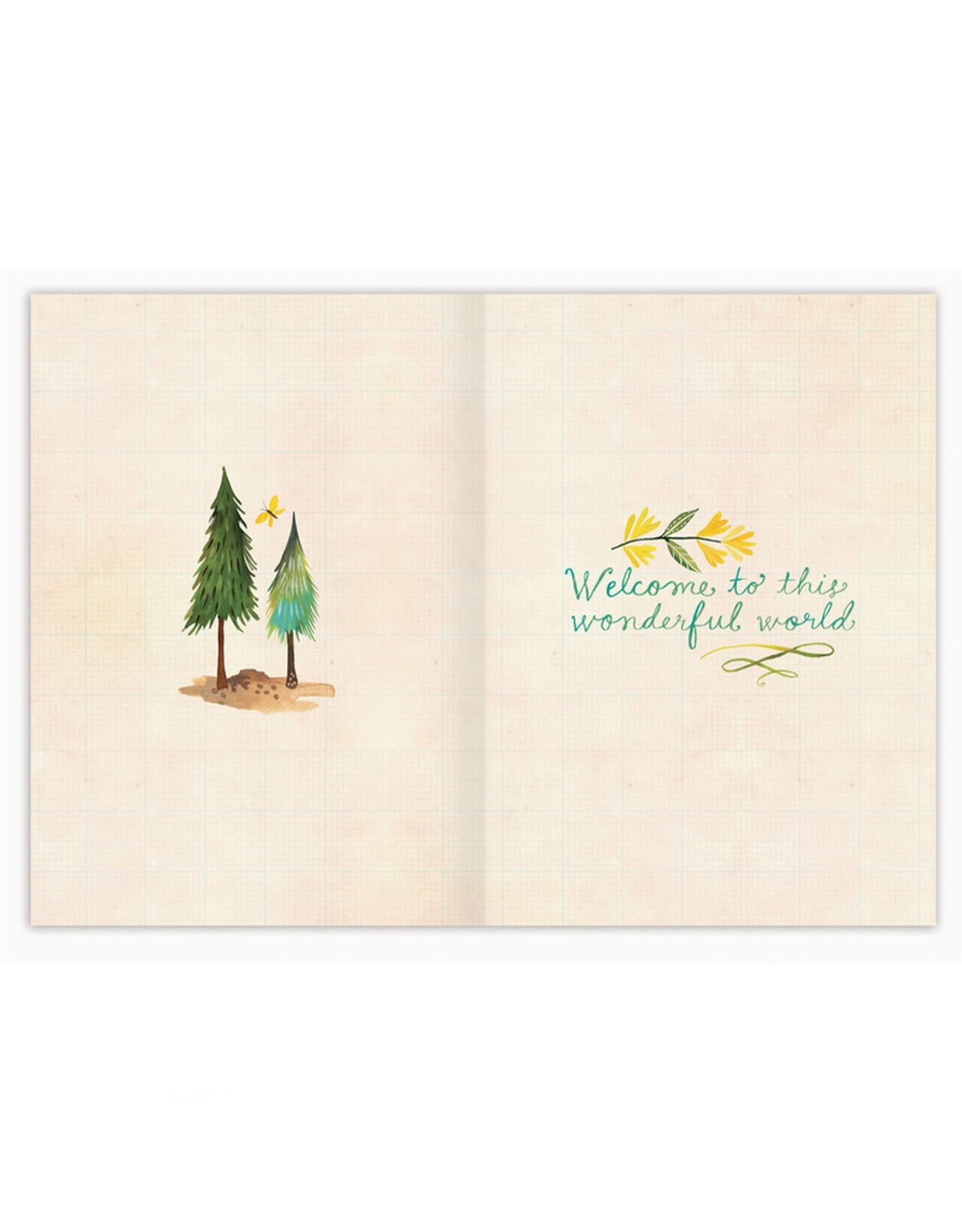 Hello Sweet One Fawn New Baby Greeting Card