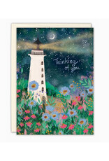 Lighthouse Thinking Of You Sympathy Greeting Card