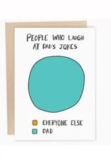 Dad Joke Pie Chart Greeting Card