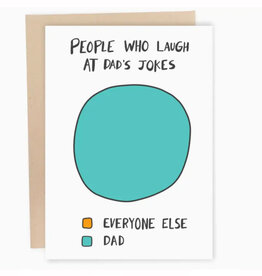 Dad Joke Pie Chart Greeting Card