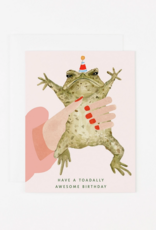Have a Toadally Awesome Birthday Greeting Card