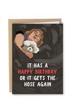 Hose Again Silence of the Lambs Birthday Greeting Card