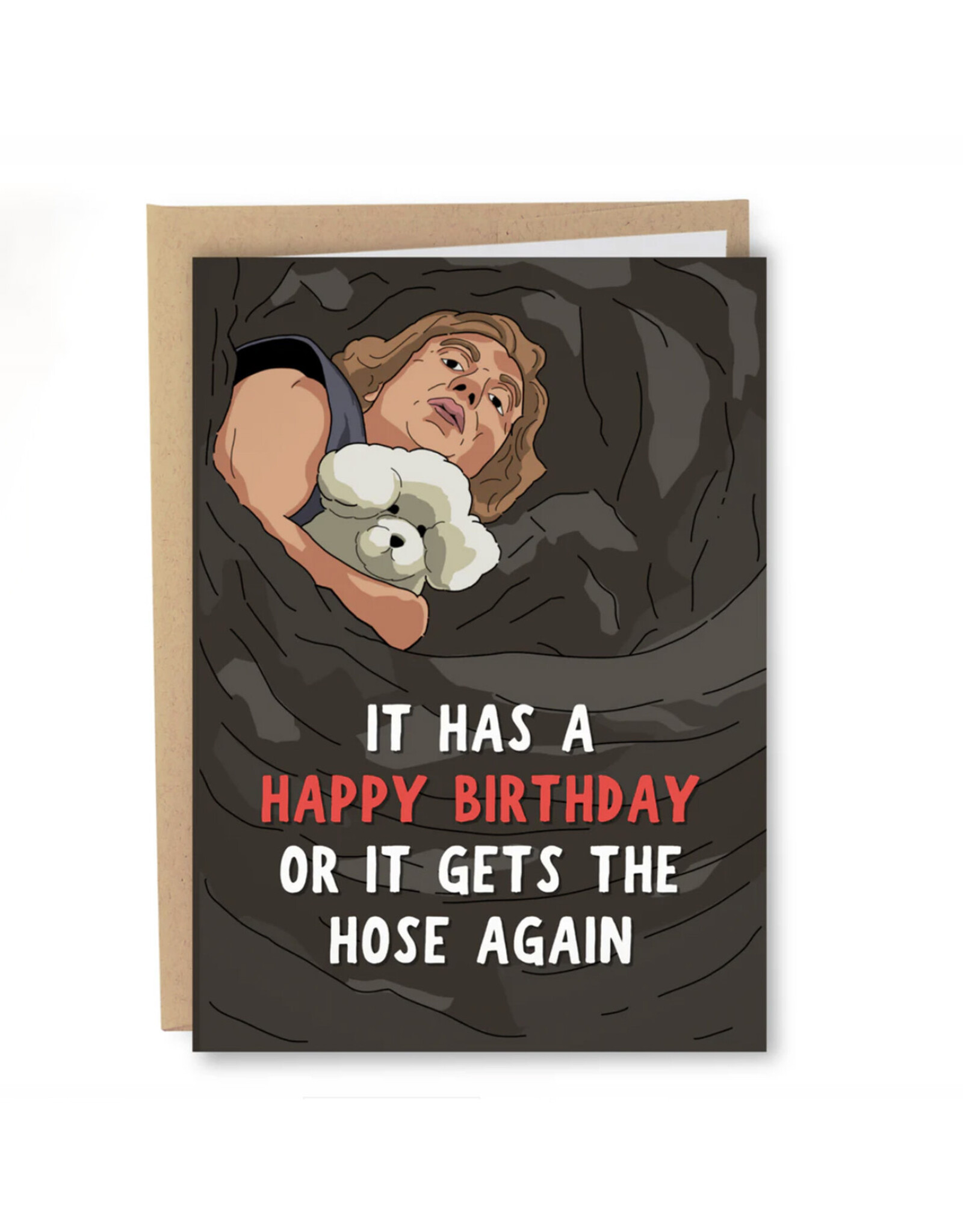 Hose Again Silence of the Lambs Birthday Greeting Card