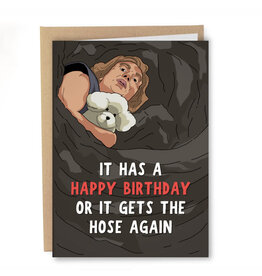 Hose Again Silence of the Lambs Birthday Greeting Card