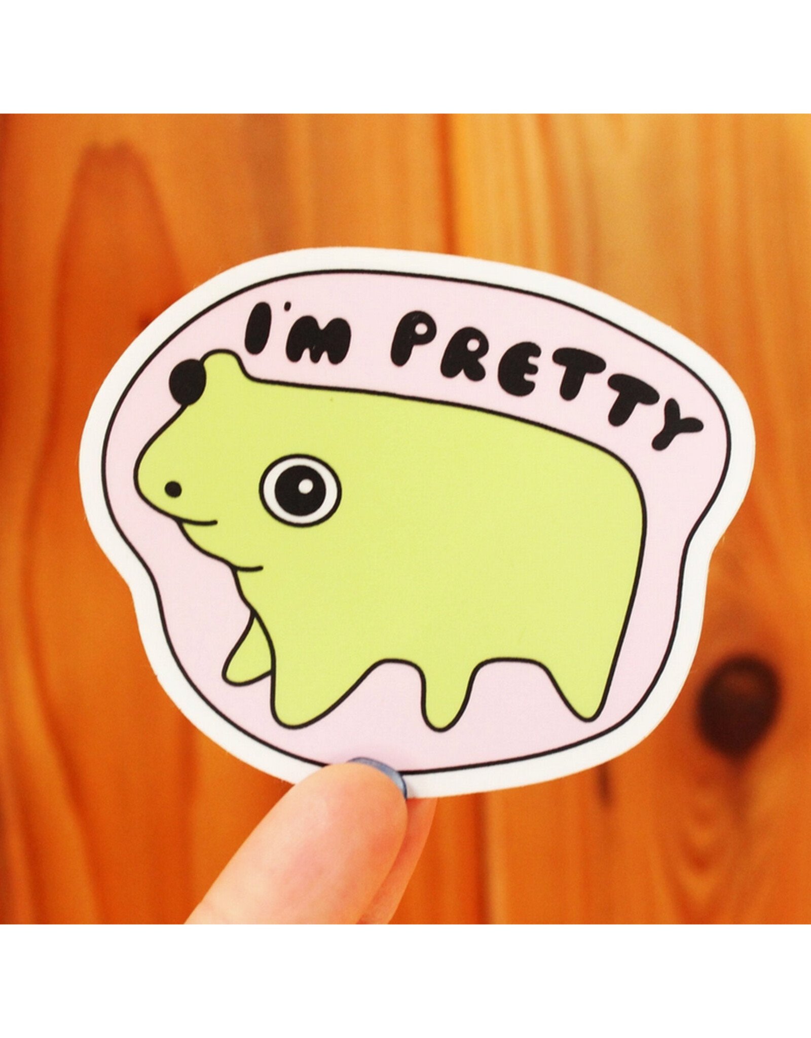 I'm Pretty Frog Sticker