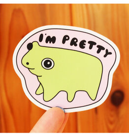 I'm Pretty Frog Sticker