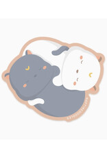 Sailor Moon Yin Yang Cats Sticker *