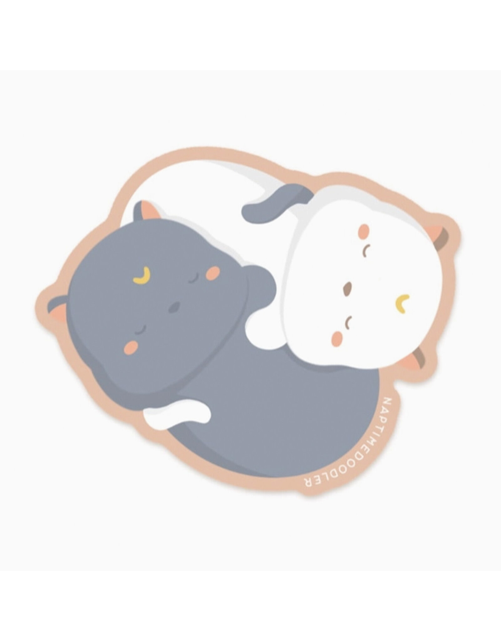 Sailor Moon Yin Yang Cats Sticker *