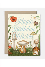 Magic Birthday Wishes Mushroom Greeting Card