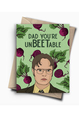 UnBEETable Dwight Father's Day Greeting Card