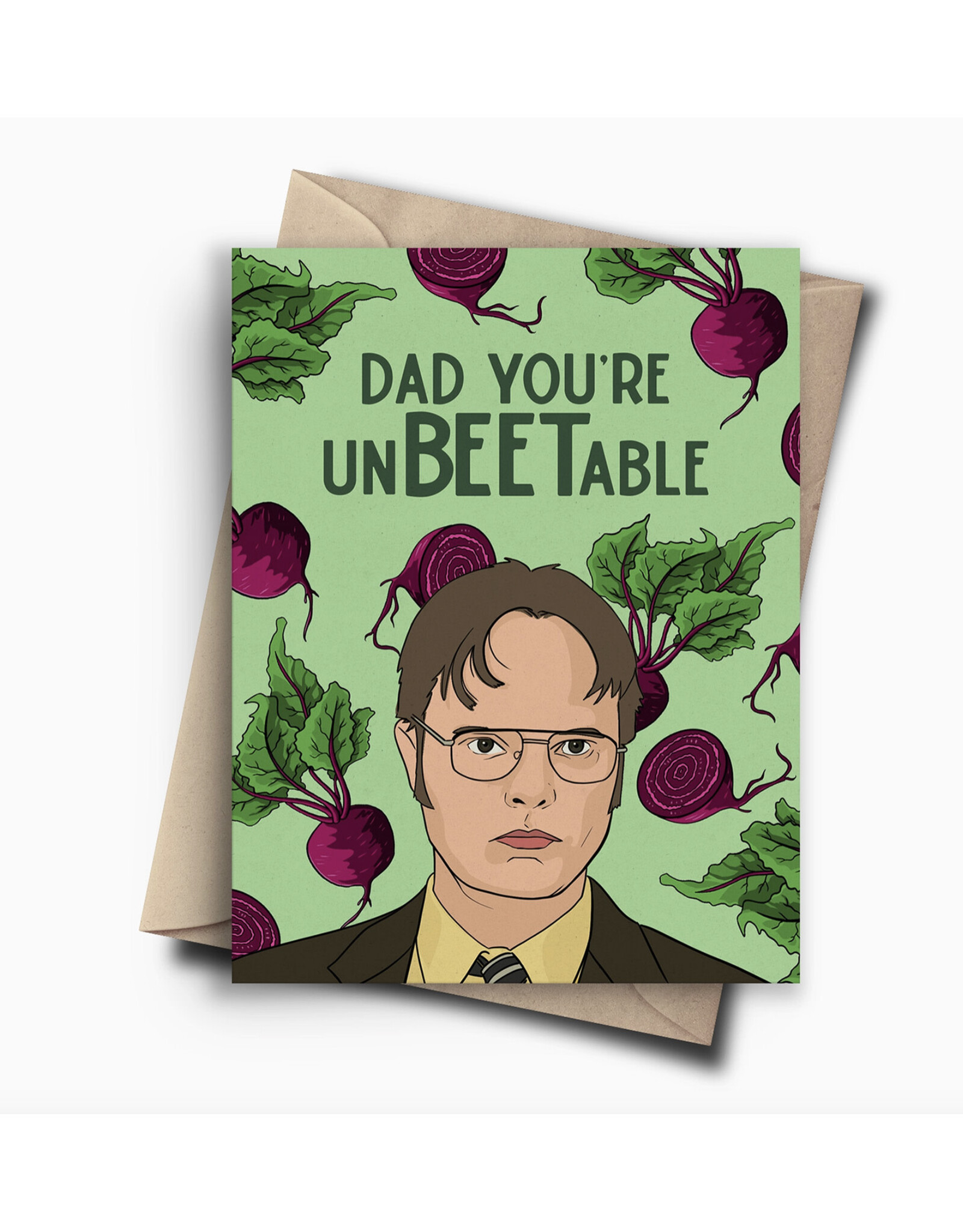 UnBEETable Dwight Father's Day Greeting Card