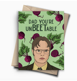 UnBEETable Dwight Father's Day Greeting Card